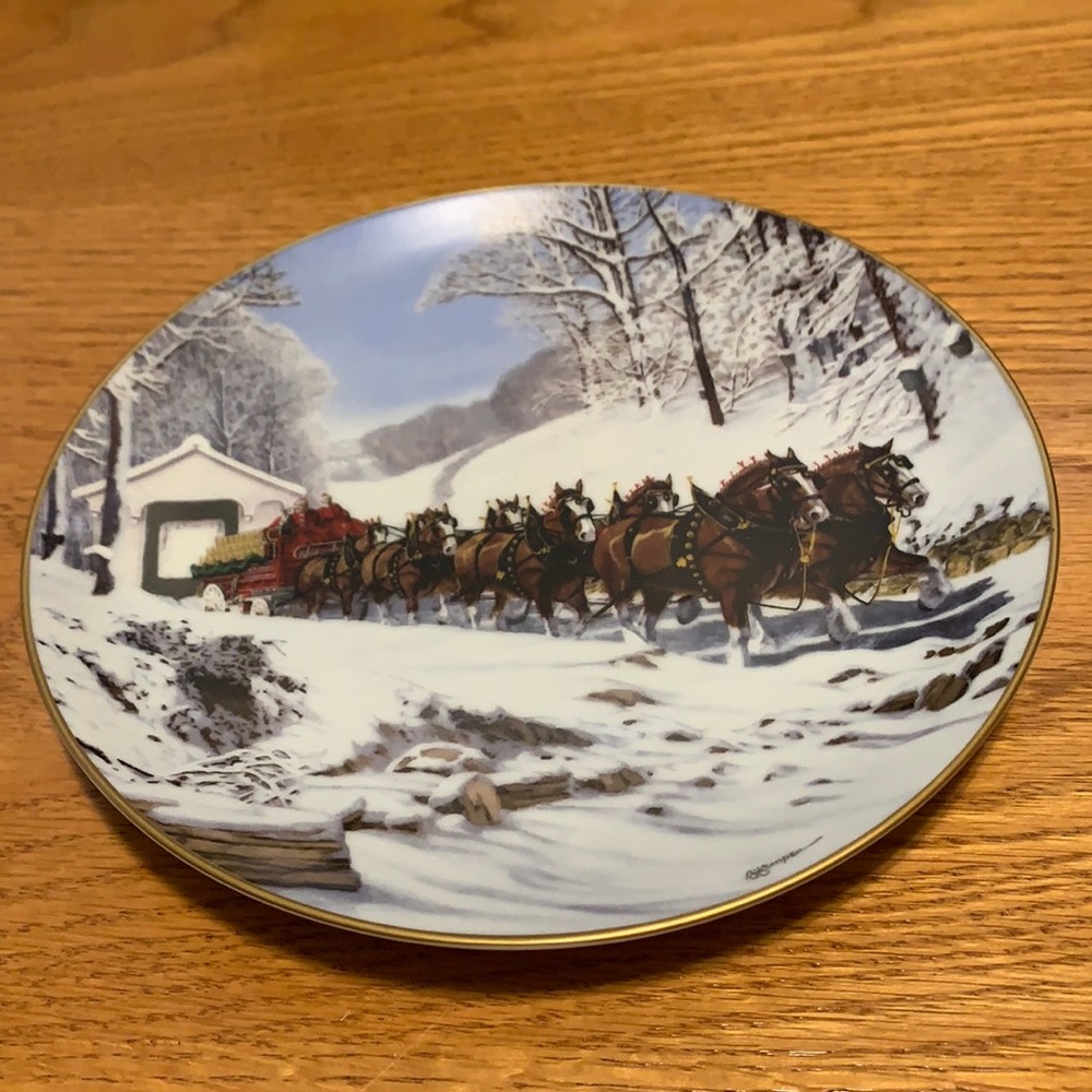 Budweiser Clydesdales Plate